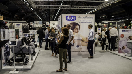 Stand Chicco au salon Babycool Paris