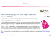 Autour de Bébé prépare le salon Babycool à Paris