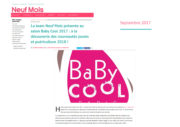 La team Neuf Mois au salon Babycool Paris